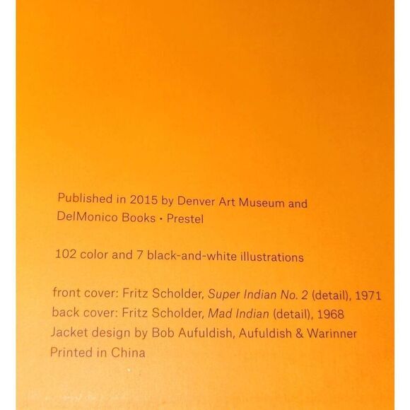 Super Indian Fritz Scholder 1967-1980 Horton Native American Indian Artist HC/dj - Picture 10 of 16